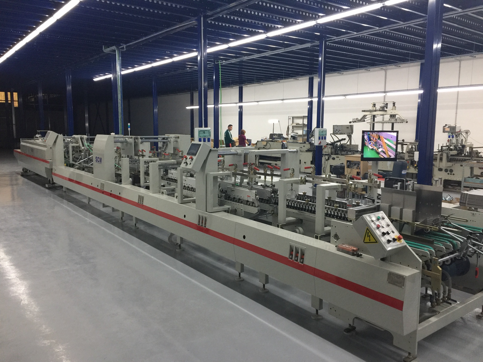 Dobladora pegadora SCM WO-1050PC R