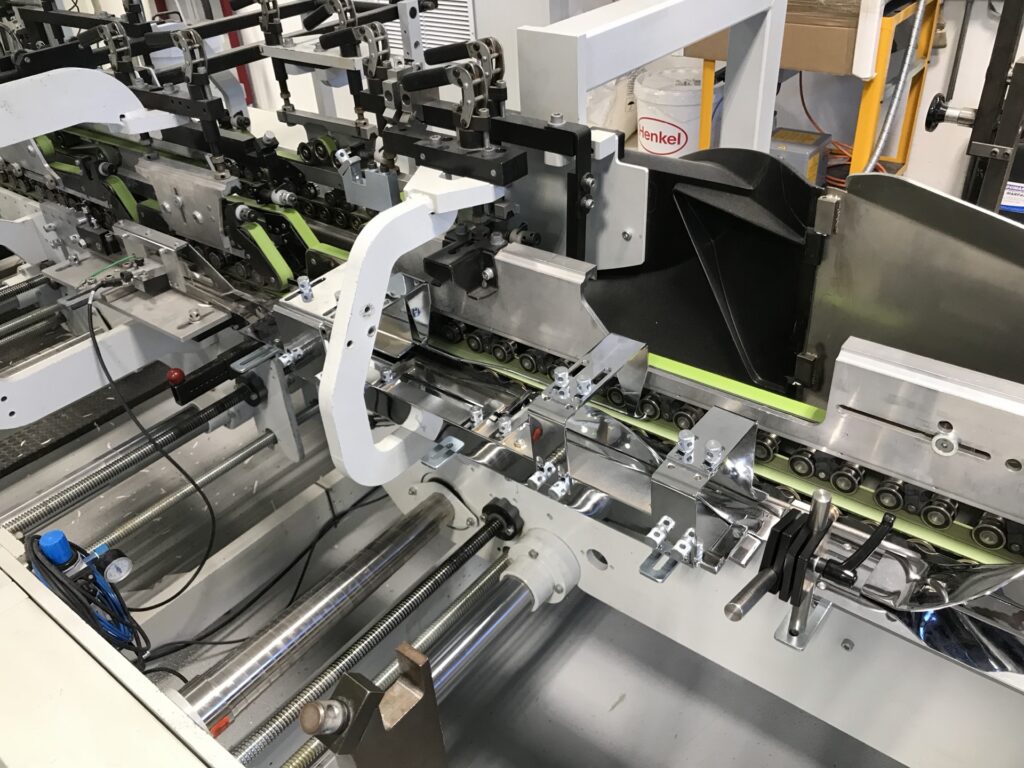 Dispositivo especial para máquina Bobst Alpina