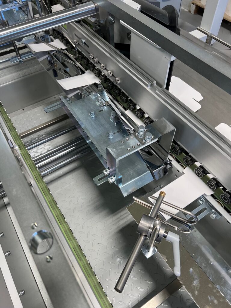 Dispositivo cajas compartimentadas para máquina Bobst Masterfold