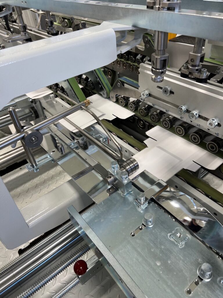 Dispositivo cajas compartimentadas para máquina Bobst Masterfold
