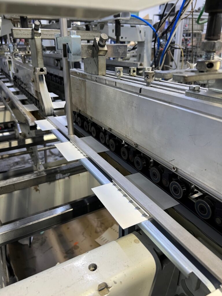 Dispositivo para viales en máquina Bobst Mistral