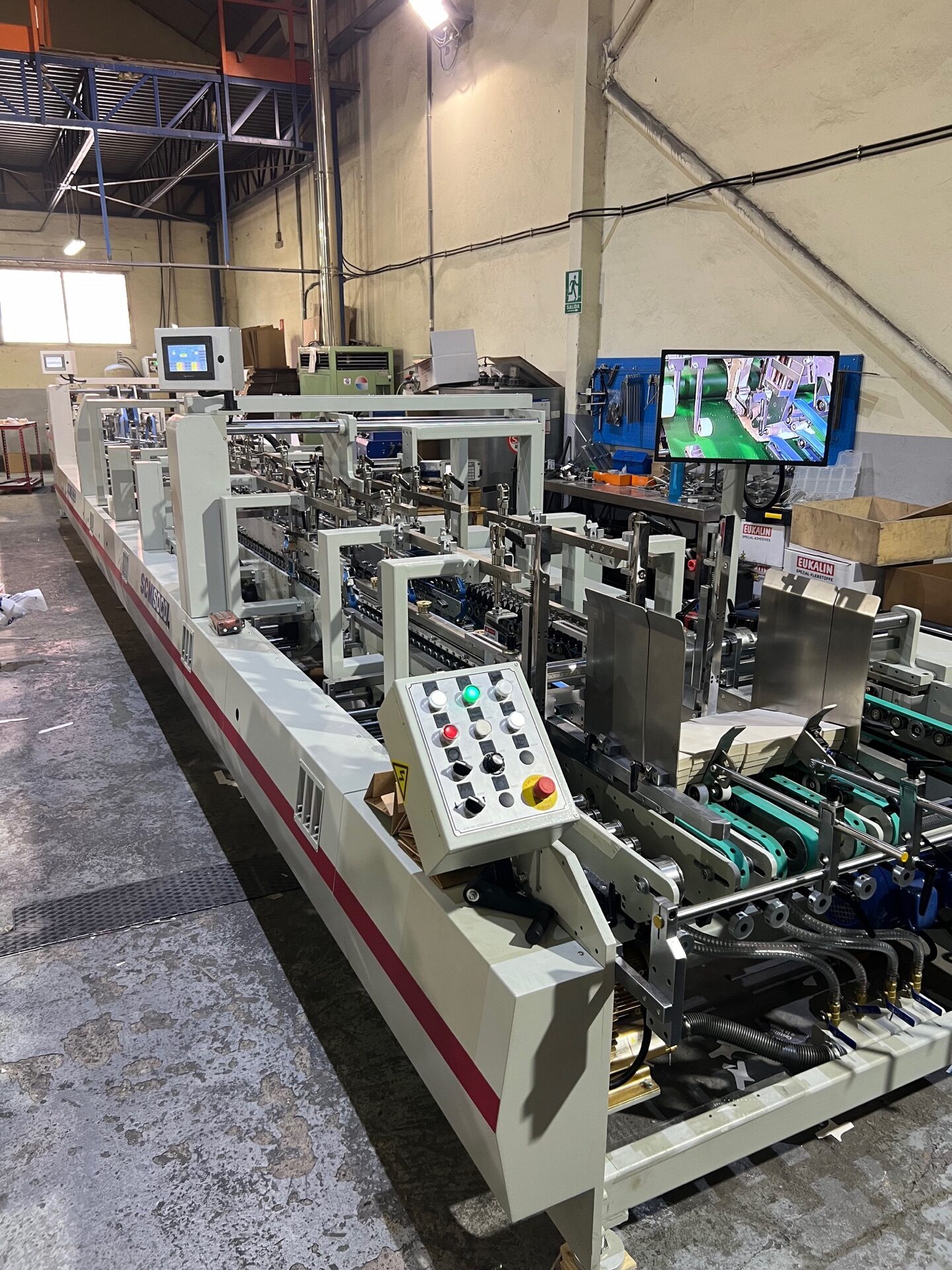 Dobladora pegadora SCM WO-1050PC R