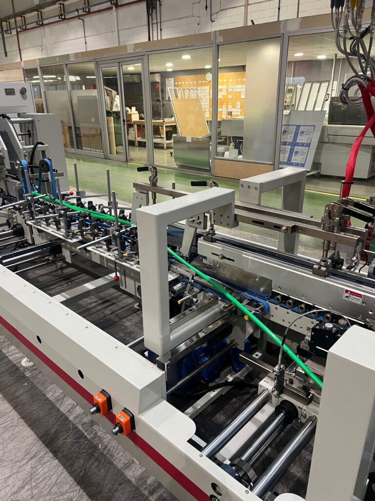 Dobladora pegadora SCM WO-750PC R I con módulo de inspección